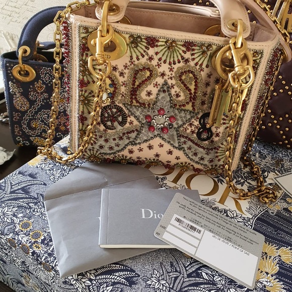 SOLD.Brand new Lady Dior Mini Size - Picture 3 of 10